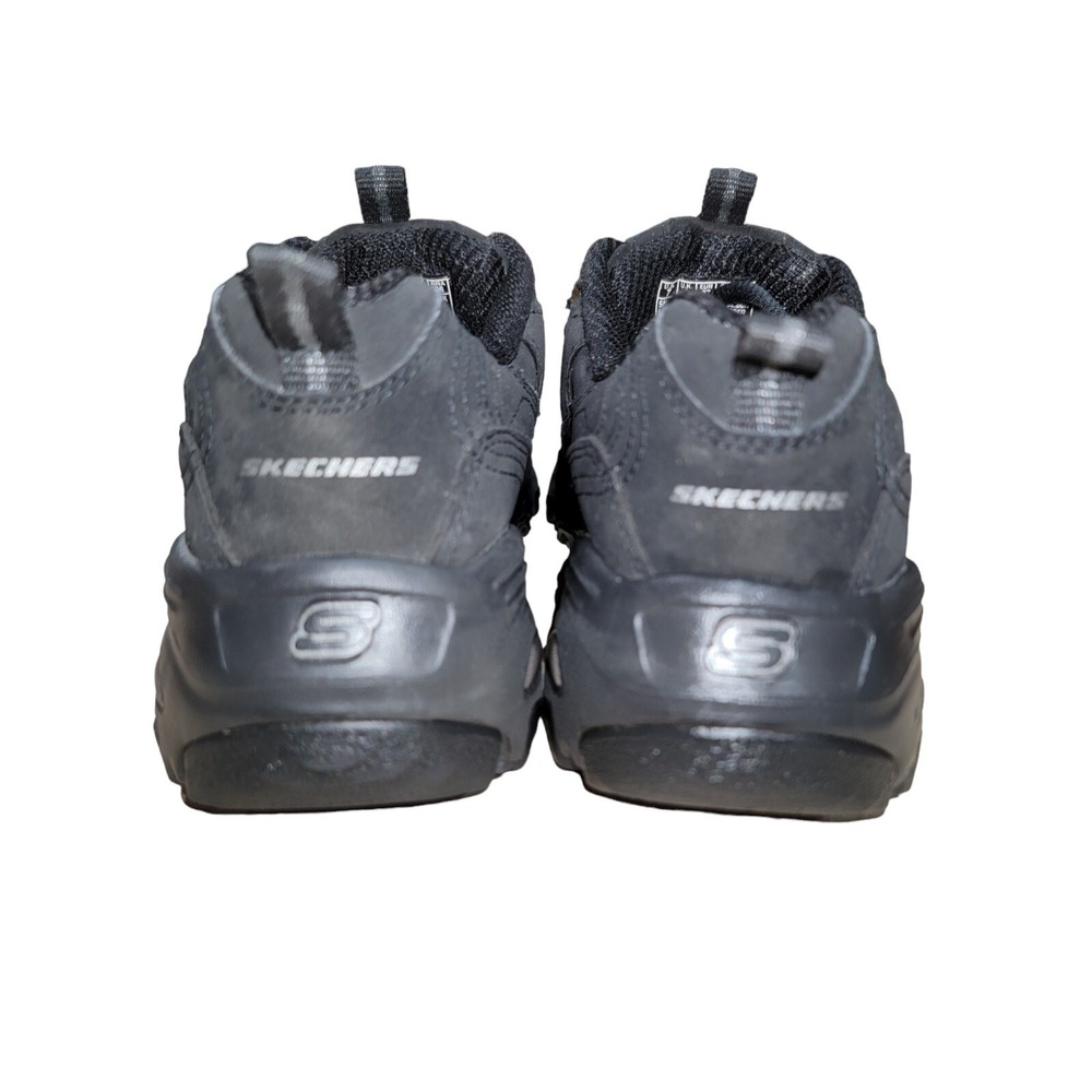 Skechers D Lites Women's 11949W Black Leather Comfort Shoes Sneakers Size 7 W - Picture 8 of 11
